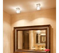 Fabbian Cubetto plafoniera 1 luce, trasparente Fabbian