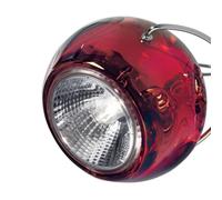 Fabbian Elegante lampada a sospensione BELUGA COLOUR rossa Fabbian