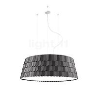 Fabbian Roofer Lampada a sospensione, nero - ø120 cm