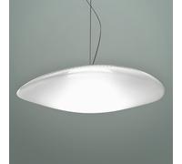 Fabbian Sinuosa lampada a sospensione in vetro Loop Fabbian
