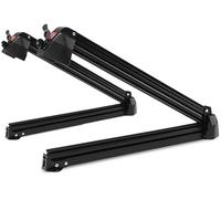 Fabbri Coppia Portasci per barre da tetto Aluski 3 Nero