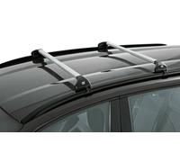 FABBRI ALU VIVA 2 RC SILVER BARRE PORTATUTTO DA TETTO AUTO RAIL CHIUSI MAX 75 KG