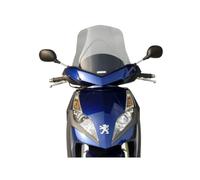 FABBRI parabrezza moto grigio SUMMER compatibile con PEUGEOT GEOPOLIS EXECUTIVE/PREMIUM/E 4T 125 2006-2013