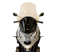FABBRI parabrezza moto trasparente EXCLUSIVE compatibile con PIAGGIO MP3 HPE 300 2019-2019