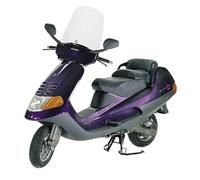 FABBRI parabrezza moto trasparente SUMMER compatibile con PIAGGIO HEXAGON 125 1994-1997