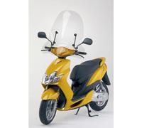 FABBRI parabrezza moto trasparente TOP ALTO compatibile con MBK MACH G 50 2006-2013 e per JOG R 50 2006-2013