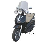 FABBRI parabrezza moto trasparente TOP ALTO compatibile con PIAGGIO BEVERLY CRUISER 250 2007-2012