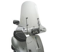 FABBRI parabrezza moto trasparente TOP ALTO compatibile con PIAGGIO VESPA S 2T 50 2007-2012