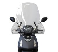 FABBRI parabrezza moto trasparente TOP ALTO compatibile con SYM SYMPHONY 4T 50 2020-2020 e per SYMPHONY 200 2020-2022 e per SYMPHONY 4T 125 2020-2022