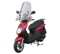 FABBRI parabrezza moto trasparente TOP ALTO compatibile con SYM SYMPLY 125 2007-2009