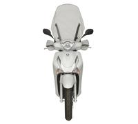 FABBRI parabrezza moto trasparente TOP ALTO CON BORDO compatibile con HONDA SH 125 2013-2016