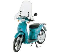 FABBRI parabrezza moto trasparente TUV CON BORDO compatibile con APRILIA SCARABEO 2T 50 1993-2014