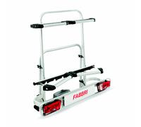 Carrello portasci snowboard universale per gancio traino. Con antifurto