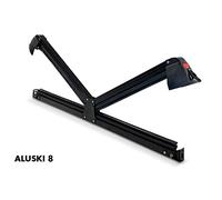 FABBRI PORTASCI PER BARRE DA TETTO ALUSKI 8 SCI 4 SNOWBOARD + ATTACCHI CAVA A T