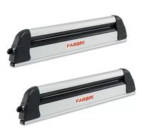 FABBRI PORTASCI PER BARRE DA TETTO ALUSKI CON INSERTO A T 4 PAIA SCI 2 SNOWBOARD