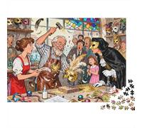 Fabbrica di Maschere del Carnevale di Venezia Puzzle in Legno Impermeabile DIY Puzzles Da 1000 Pezzi Per Adulti Divertenti Giochi Di Impegnativi