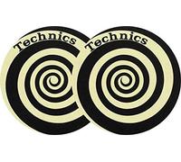 Fabbrica di SLIPMAT TECHNICS Giallo Incandescente Spirale SLIPMAT (coppia)