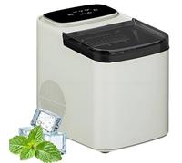 Fabbricatore di ghiaccio - Ghiaccio trasparente, acciaio inossidabile, basso consumo energetico, ideale for casa/feste(Green)