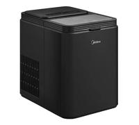 Midea MERI12BG30EU Macchina Ghiaccio 12kg/24h, 8 Cubetti in 6min, Nero