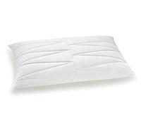 FABE | Cuscino Ergonomico Comfort Breeze®, Sostegno per il Tratto Cervicale, Elevata Traspirabilità, Federa Imbottita e Trapuntata in Cotone Percalle, 45x75x14h, 950g