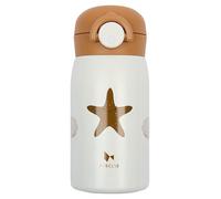 Fabelab Borraccia per Bambini 320 ml | Borracce per Bambini a Forma di Stella Marina | Acciaio Inox Senza BPA | A Prova di Perdite per la Scuola | Bottiglia per Acqua