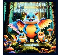 Fabelhafte Monsterwelten - Verrückte Kreaturen & bunte Fantasie: 40 magische Monster zum Ausmalen - für Entspannung und Kreativität für Kinder ab 4 Jahren, Teens & Erwachsene