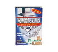 Faber 20 Salviette Pulizia Acciaio CLIN&CLIN