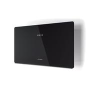 Faber Cappa a parete GLAM FIT ZERO DRIP BK 80 330.0615.657 finitura vetro nero da 80 cm