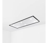 Faber Cappa a soffitto HEAVEN BRIGHT A120 G/WH KL 350.0679.873 finitura vetro bianco da 120 cm