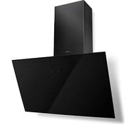 Faber Cappa Cucina Aspirante a Parete 80 cm Vetro Nero 330.0529.666 TWEET [EEK: B]