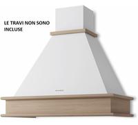 Faber Cappa Cucina Aspirante da Parete Larghezza 90 cm colore Bianco - 321.0693.747 Ranch