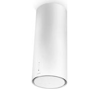 Faber Cappa Cucina Isola Larghezza 37 cm Cappa Sospesa con Telecomando colore Bianco - 335.0492.563 Cylind I.Evo Plus WH Gloss A37