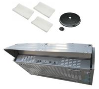 Faber Cappa Cucina Aspirante Sottopensile Incasso Larghezza 60 cm Profondità 30 cm Grigio chiaro (senza frontalino) 152 LG A/60 315.0547.802