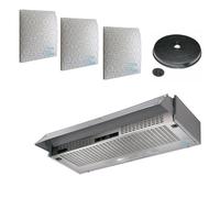 FABER cappa cucina LG sottopensile 90 cm + filtri carbone compresi KFAB-15260+F