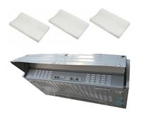 Faber Cappa Cucina Aspirante Sottopensile Incasso Larghezza 60 cm Profondit 30 cm Grigio chiaro (senza frontalino) 152 LG A/60 315.0547.802