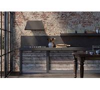 Faber Cappa da parete Chloè con finitura stagno da 70 cm