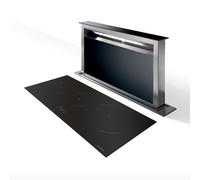 FABER Cappa a Scomparsa DownDraft, Modello FABULA PLUS EV8+ BK A60, 60 cm, Classe Energetica A, Acciaio Inox + Vetro Nero - 340.0582.936