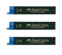Faber-Castell 0,7 mm 2B Super-Polymer Fineline Mines Leads (3 confezioni da 12)