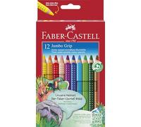 FABER CASTELL JUMBO GRIP PASTELLI ACQUARELLABILI 3.3 mm COLORI ASSORTITI CONF. 1