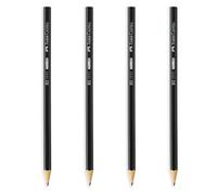 Faber-Castell 1111 Matita In Grafite Nera HB Confezione Da 4