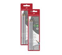 Faber-Castell 111992 - Matita Jumbo Grip HB (pacchetto con 2 matite, 2 confezioni)