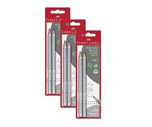 Faber-Castell 111992 - Matita Jumbo Grip HB (pacchetto con 2 matite, 3 confezioni)