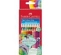 Colour Grip matite colorate - mina 3,3mm - acquerellabili - Faber Castell - astuccio 24 matite