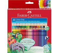 ARTICOLO DISEGNO FABER-CASTELL 48 MATITE COLORATE COLOUR GRIP