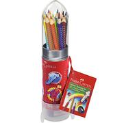 Faber-Castell 112457 - Set per pittura colore grip Rocket 15 matite colorate