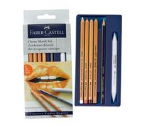 Faber-Castell 114004 - Set di schizzi classici Goldfaber, 6 pezzi