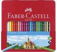 Faber-Castell 115824 Hexagonal Colour Pencil (Pack of 24) 24 count (Pack of 1) S