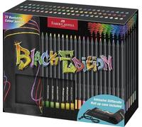 FABER-CASTELL 116418 - Set di matite colorate con rotolo, 72 matite colorate Bla
