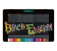 SCATOLA IN METALLO DA 36 PASTELLI BLACK EDITION - FABER CASTELL