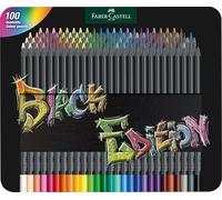 FabeR-Castell Matite Colorate FabeR-Castell Black Edition Astuccio Metallico 100
